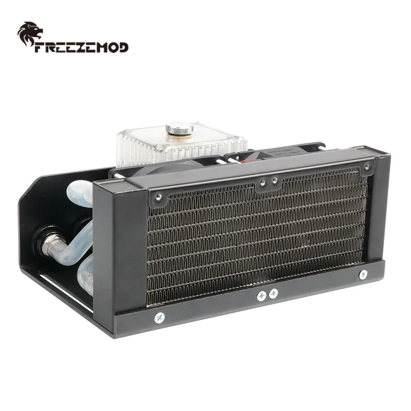 FREEZEMOD 산업용 수냉 모듈, 3D 프린팅, 의료용 라디에이터, 240mm, 2 팬, 수냉 키트, SLMZ-V-B