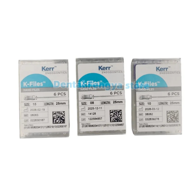 3 Box Kerr Stainless Steel Endo K-Files Root Canal Files Hand Use Files Dental Endodontic Hand K Files 21mm &25mm