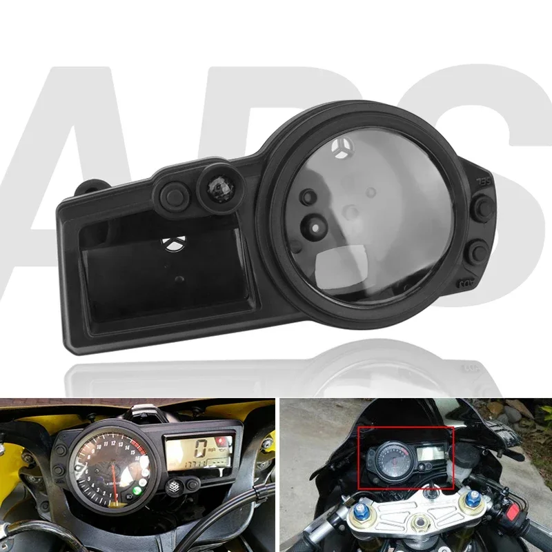 

1 Pc Motorcycle Speedometer Tachometer Odometer Gauge Instrument Cluster Housing Cover ABS For Suzuki GSXR600 GSXR750 2004-2005