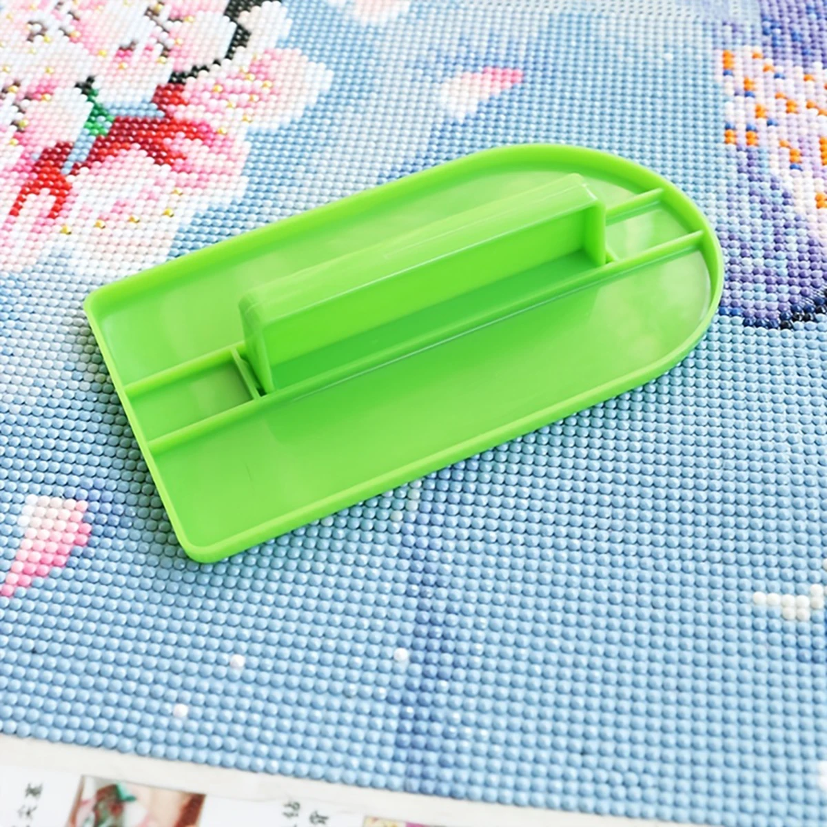 1pc Diamond Embroidery Reinforcement Press Plate Solid Color Diamond Painting Press Drill Convenient Prill Press Point Tool