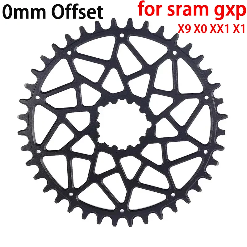 

0mm Offset Chainring Round for sram X9 X0 XX1 X1 38T 40T 42T 44T 46T 48T 50T 52T Bike Chainwheel Tooth Plate dub