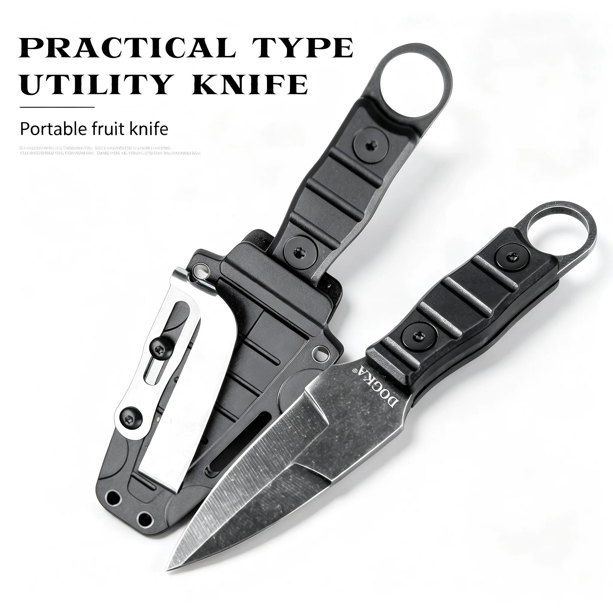 DOGKA Fixed Blade Pocket Utili - огляд і ціна Edc Pocket Carry Fixed Blade