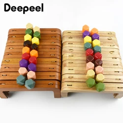 Deepeel 20cm Wooden Purse Frame Handbag Handles Women Woven Bags Wallet Clamp Handmade Closure Brackets DIY Bag Accessories