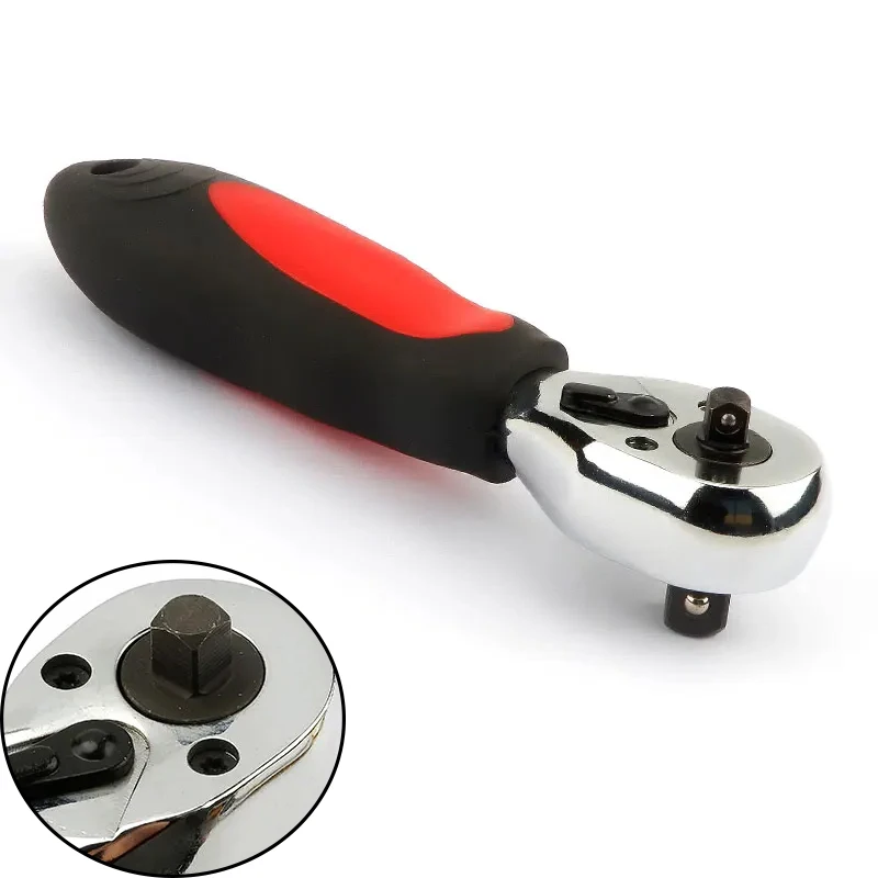 Duplo Cabeça Rápido Ratchet Wrench Double-ended Mini Chave Soquete Bicicleta Auto Reparação Ferramentas 8