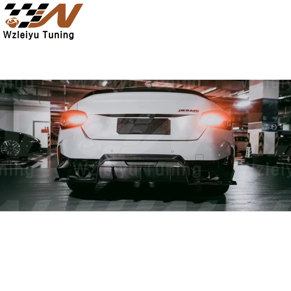 New Style Carbon Fiber Rear Bumper Diffuser Fit For BMW G42 2 Series High Quality Fitment