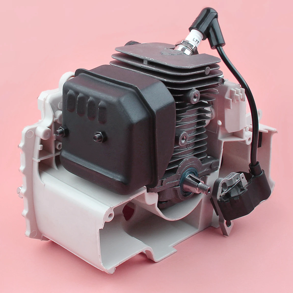 Imagem -04 - Cárter do Cilindro Pistão do Virabrequim Bobina de Ignição Silenciador para Stihl 018 Ms180 017 Ms170 Motosserra Entrada Coletor Tampas de Combustível 38 mm