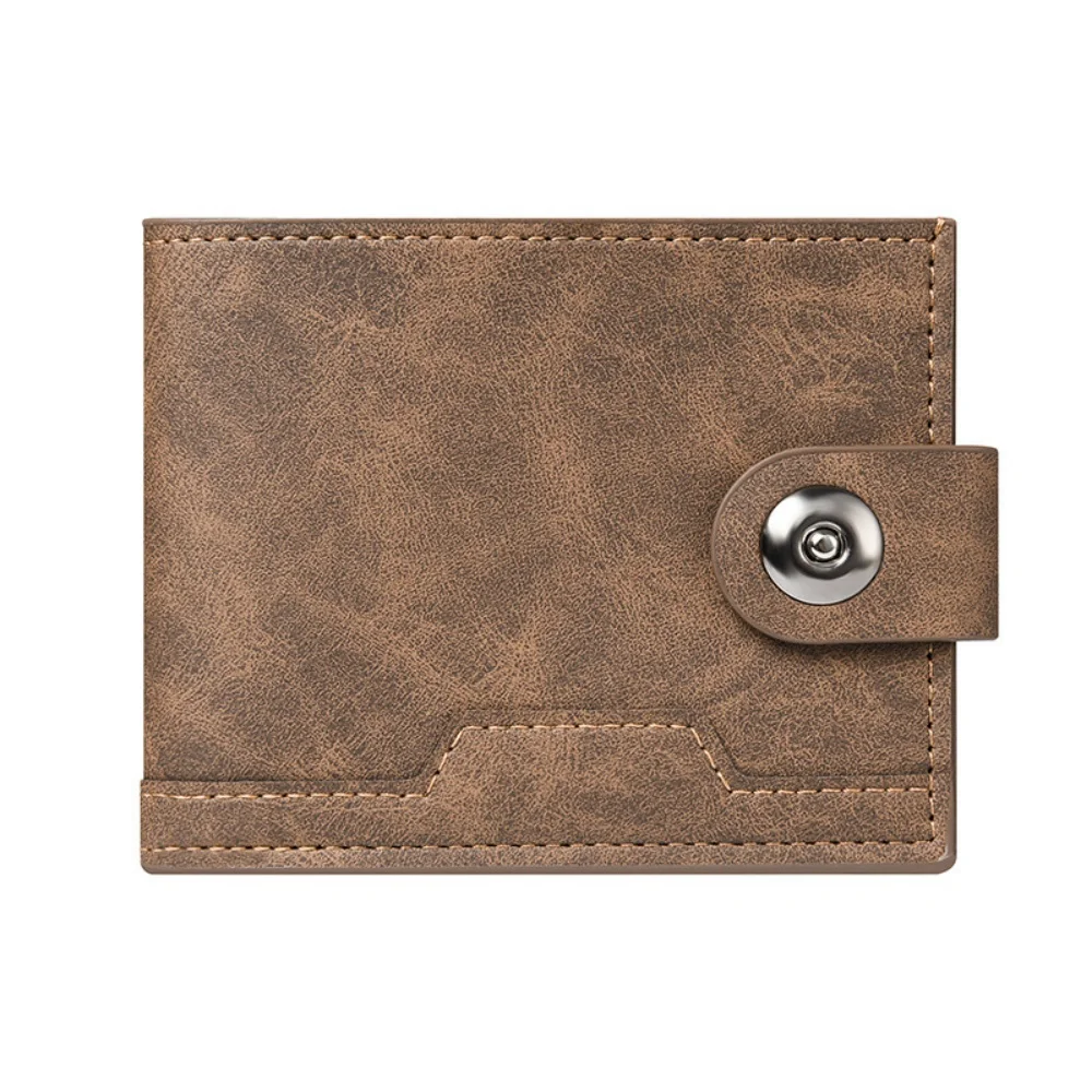 Credit Card Holder Compact Men'S Short Wallet Business Wallet Multi-Functional Pu Leather Wallet For Travel Pocket Gifts