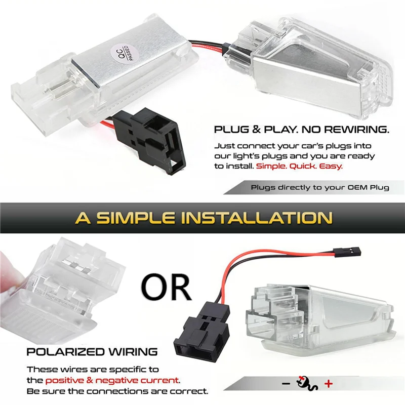 

A03Q-3X Car Footwell Light Trunk Light For A4 A6 C6 C7 R8 TT Q5 Q3 Q7 A8 S3 RS6 4B0947415 4B0947415A 4E0947415 8D0947415