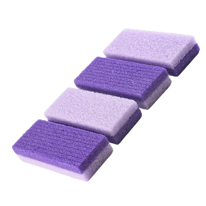 24-Hour Delivery 4Pcs Foot Pumice Sponge Stone Pedicure For Foot Callus Exfoliate Hard Skin Remove Pedicure Scrubber