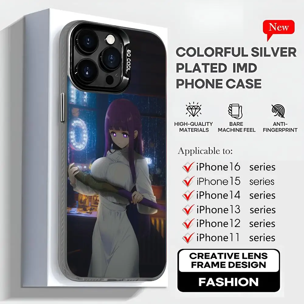 Anime Girls Fern Sousou No Frieren Phone Case Iphone 16 Pro Max Case Case For IPhone 16 15 Pro XR XS 7 8 Plus SE2024 Shockproof