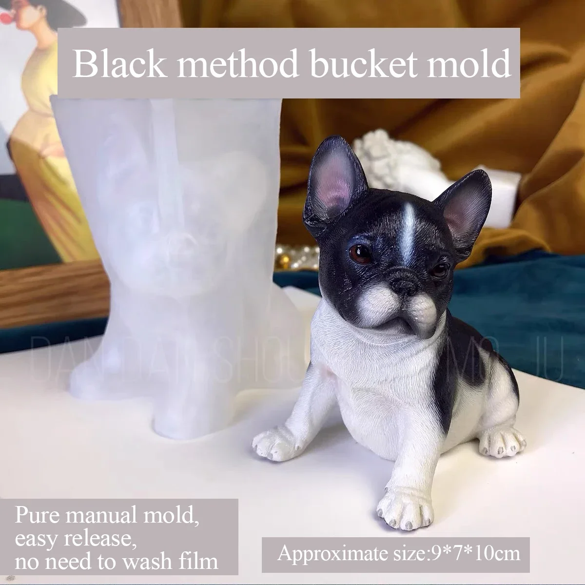 Three-Dimensional Grinding Tool for Aromatherapy Plaster, Thin Model, DIY, Handmade, Cute, Dump Dog