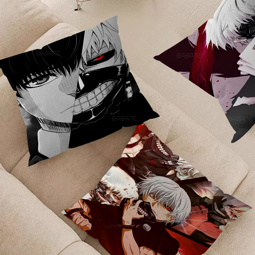 

Tokyo Ghoul Pillow Cover Sofa Cushion Cover Home Room Decoration Children Gift