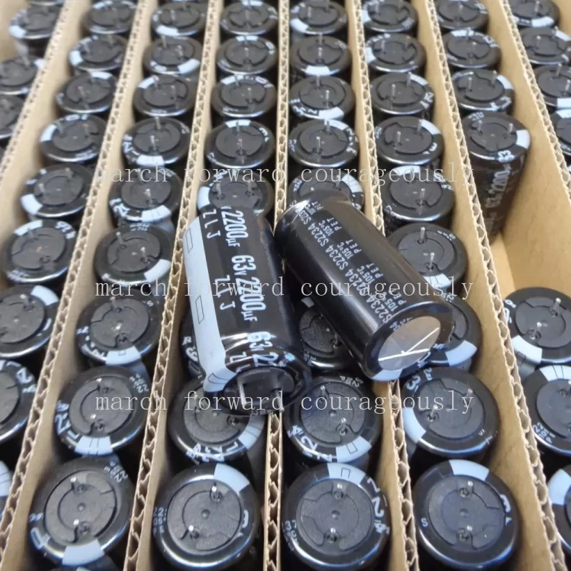 10pcs for Ruby 63V2200UF ZLJ High Frequency Low Resistance 16X40 18X35