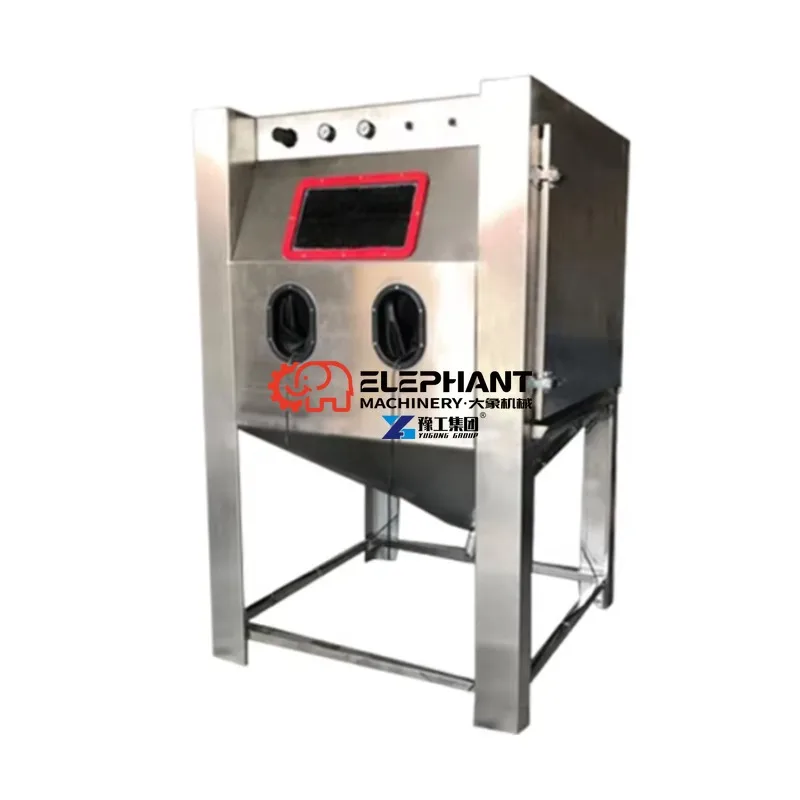 Hot Sale Customize Wet Type Blasting Vapor Sandblasting Cabinet Dustless Sandblaster for Car Parts