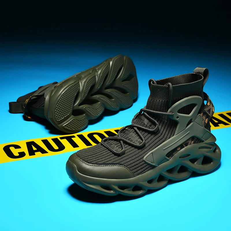 Men's Work Shoes Lightweight Fashion Men's Safety Boots Men's Safety Shoes Anti-slip Hiking Shoes Breathable