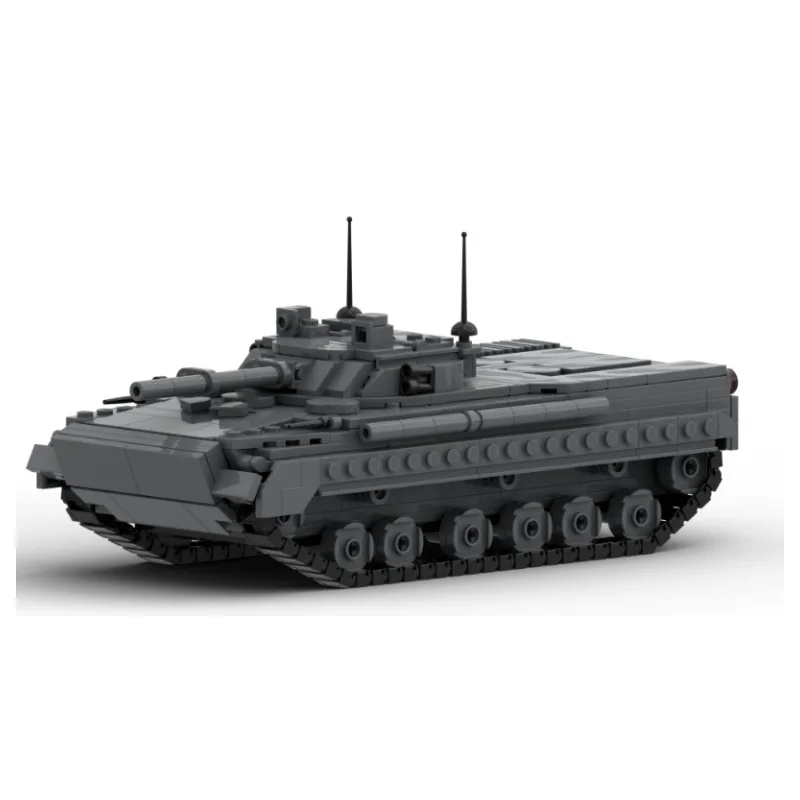 MOC Building Block Military BMP-3 Infantry Fighting Vehicle Tank Small Particles Assembly Child Puzzle Brain Training Bricks Toy