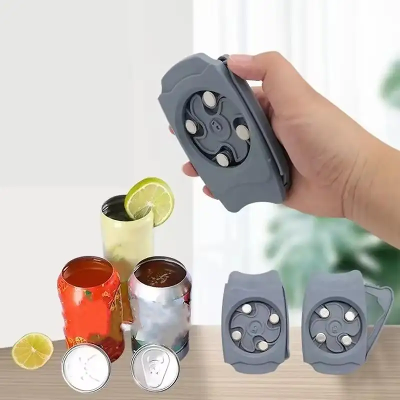 Manual Can Opener Soft Smooth Edge Top Remover Drop Top Opener Handheld Safe Beer Soda Can Cutter Wine Opener Wine Accessories