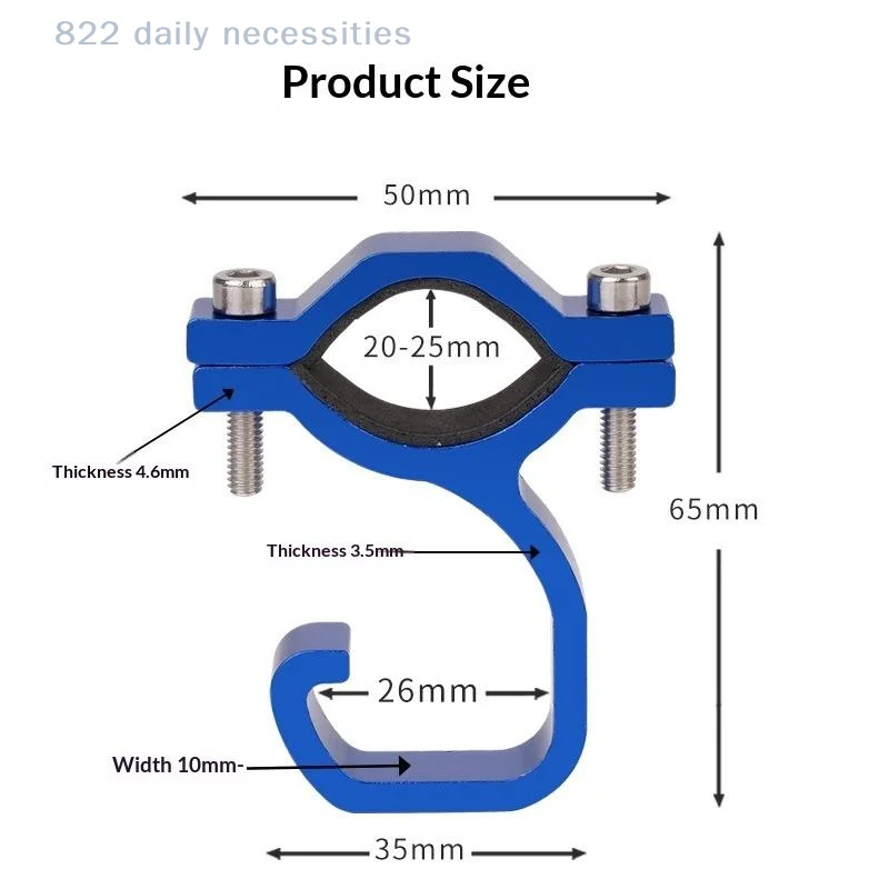 convenient1PC Bikes Hanging Bag Hook Multi-functional Hanger Ideal for Motorcycle Accessory
