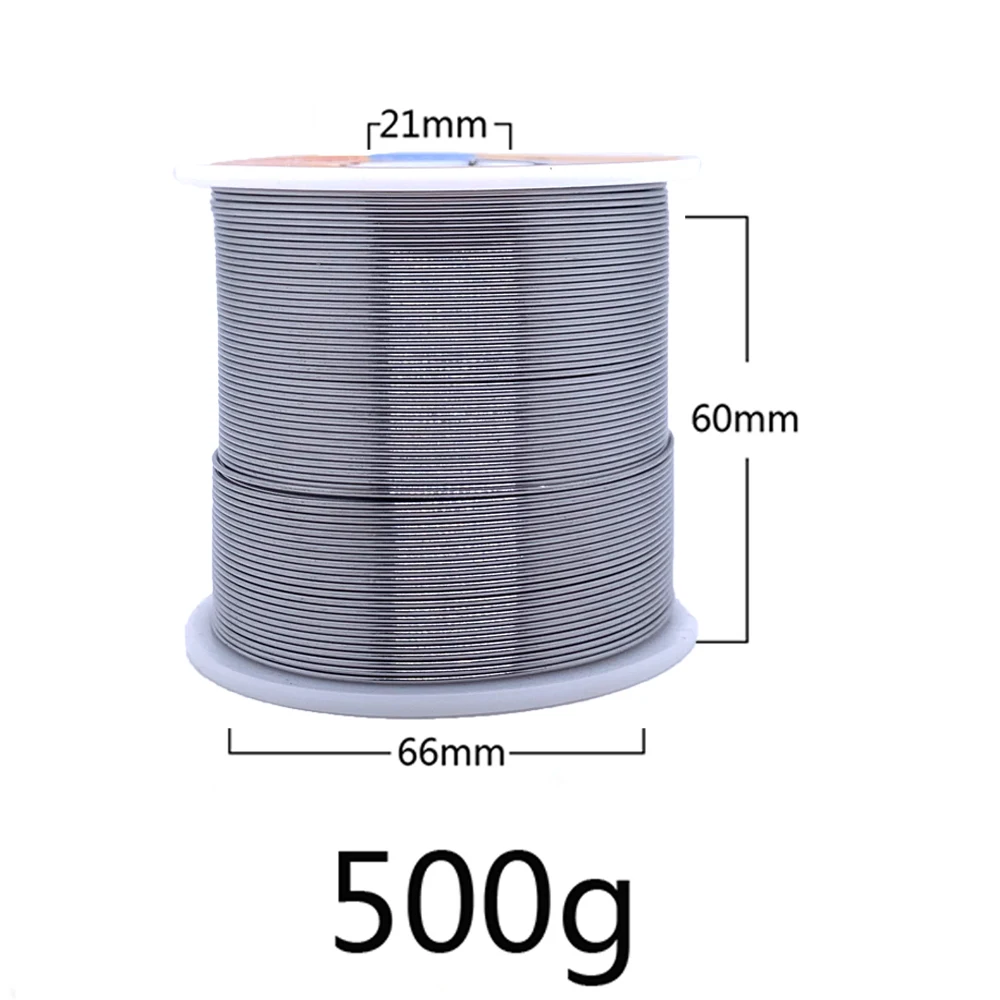 Solder Wire no Clean Rosin Core Tin Solder Wire Roll Soldering Welding Flux 1.5-2.0% Iron Wire Reel 200g/500g 0.8/1/1.2mm