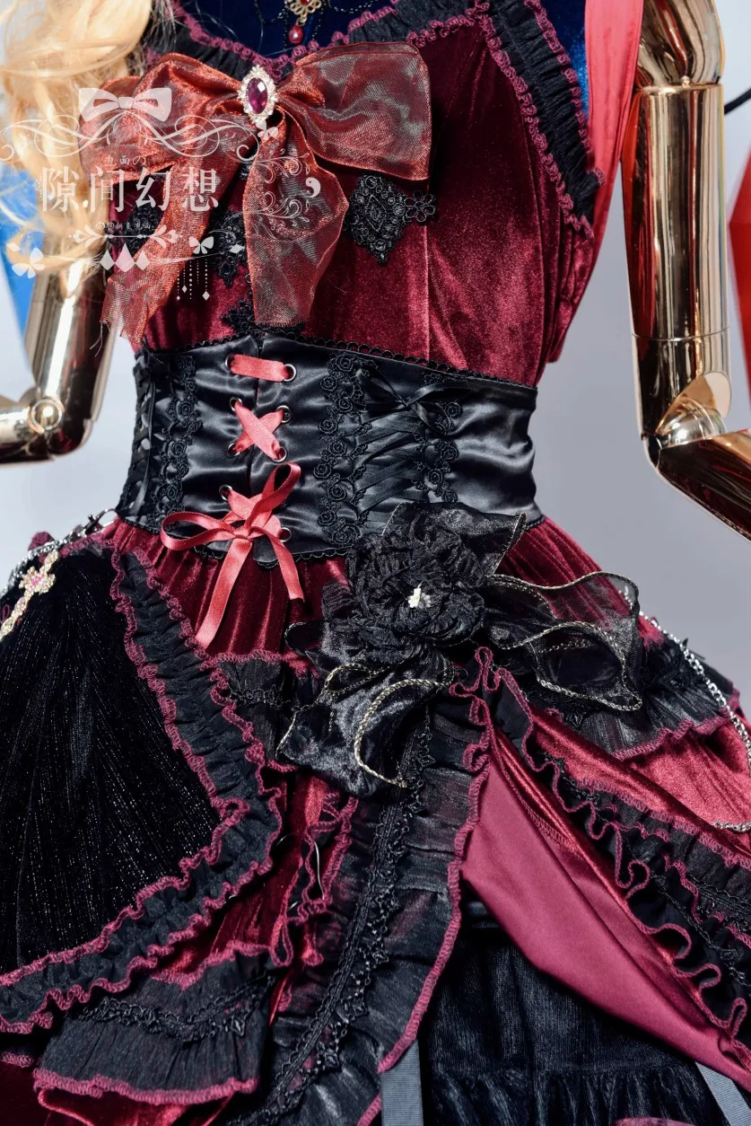 New Mooyiyi cos Flandre Scarlet Cosplay costume Halloween Christmas Role Playing Party Comic Dress New Project customized