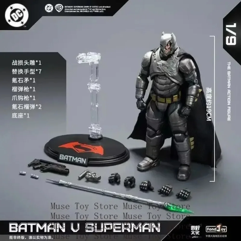 Pre-sale NEW Original DC Fondjoy BVS Armored Batman Battle Damaged Superman Figure Set 1/9 Batman v Superman：Dawn of Justice view 5