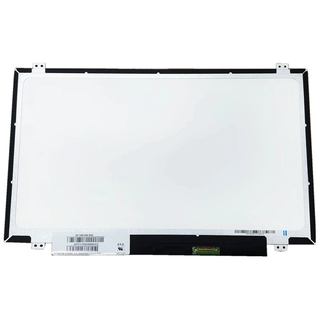 

NT140FHM-N42 NT140FHM N42 N41 NV140FHM-N41 B140HAN02.1 B140HAN02.0 Laptop LCD Screen 1920*1080 EDP 30 Pins