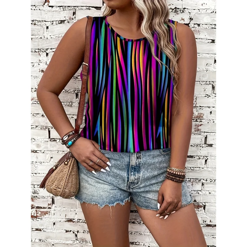 Plus Size - Plus Size - Plus Size Bohemian Style Top