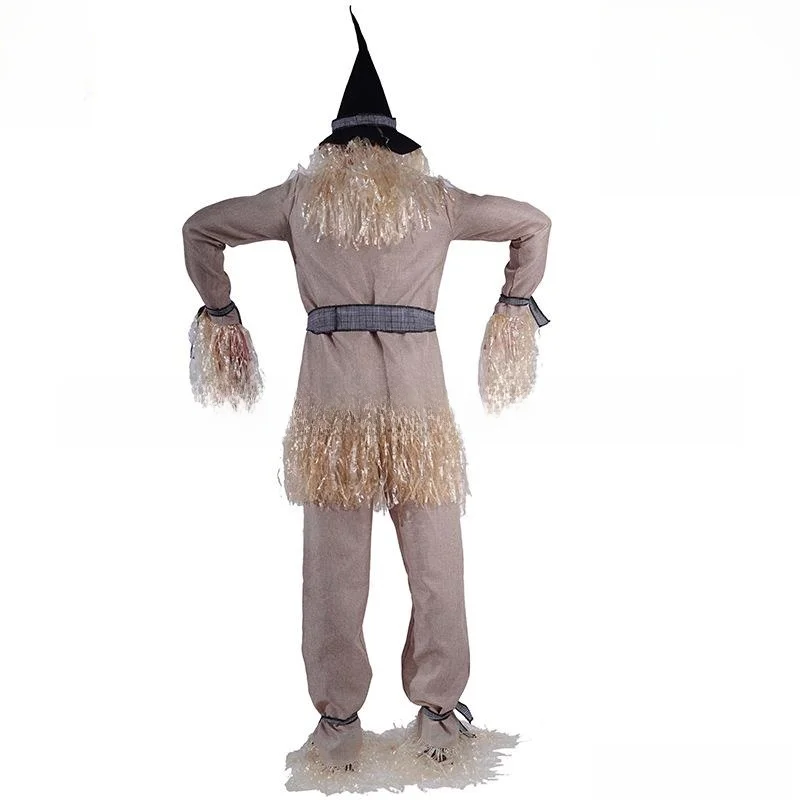 زي حفلة الهالوين، زي الرجل القش المخيف للمسرح، ملابس نسائية عرقية، فستان أداء بموضوع المهرجانات