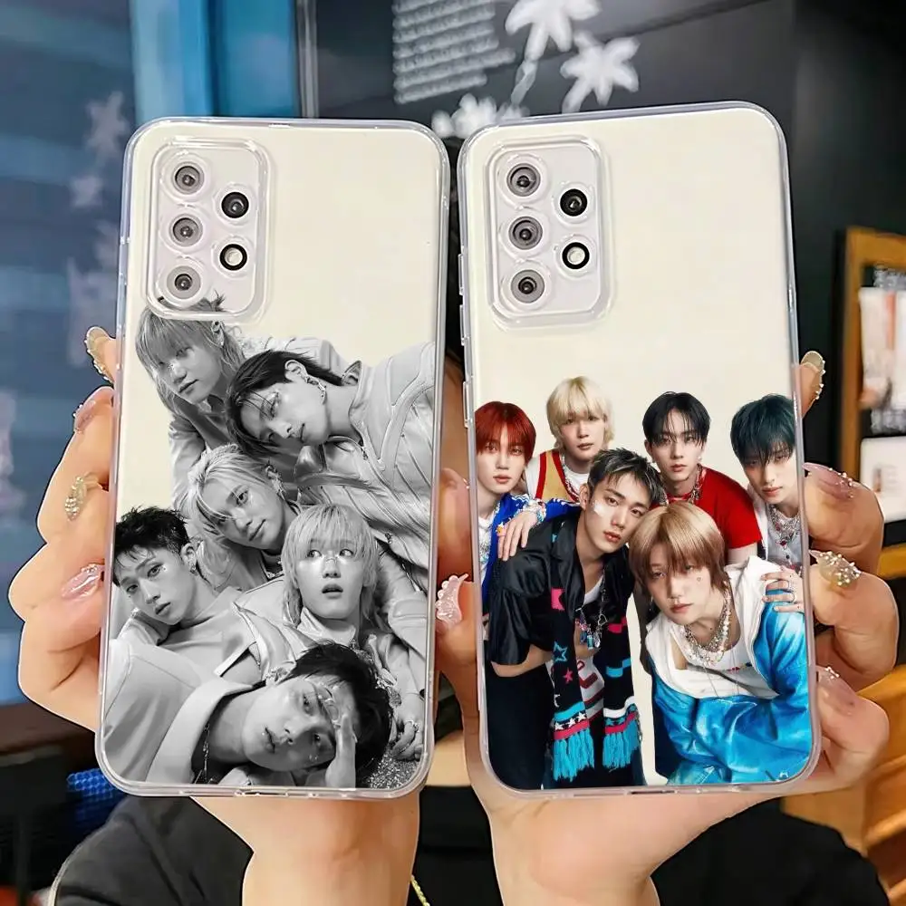 P1Harmony Hot Korean Band Kpop Transparent Soft Silicone Phone Case For Samsung S25 S24 S23 S22 S21 Plus