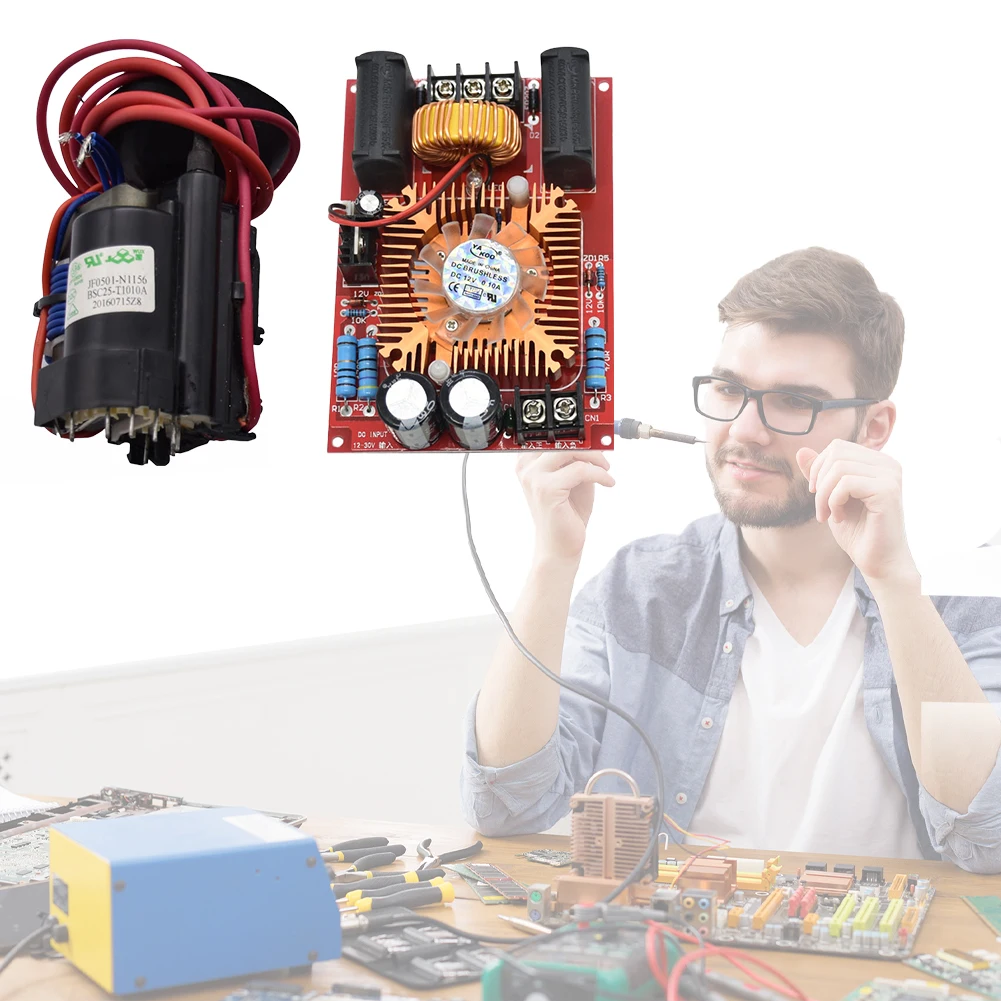 DC 12-30V Boost High Voltage Coil Flyback Driver with Ignition Coil Generator Heating Module ZVS Coil Driver Board Accessroy