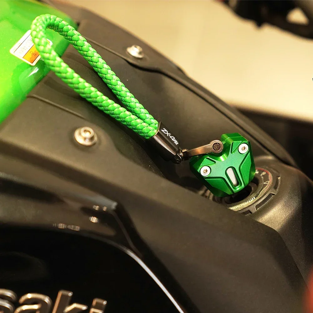 لكاواساكي نينجا ZX-4R ZX-4RR ZX4R ZX4RR ZX 4R 4RR 2023 2024-دراجة نارية الملحقات KeyCase مفتاح قذيفة غطاء المفاتيح حلقة رئيسية #6