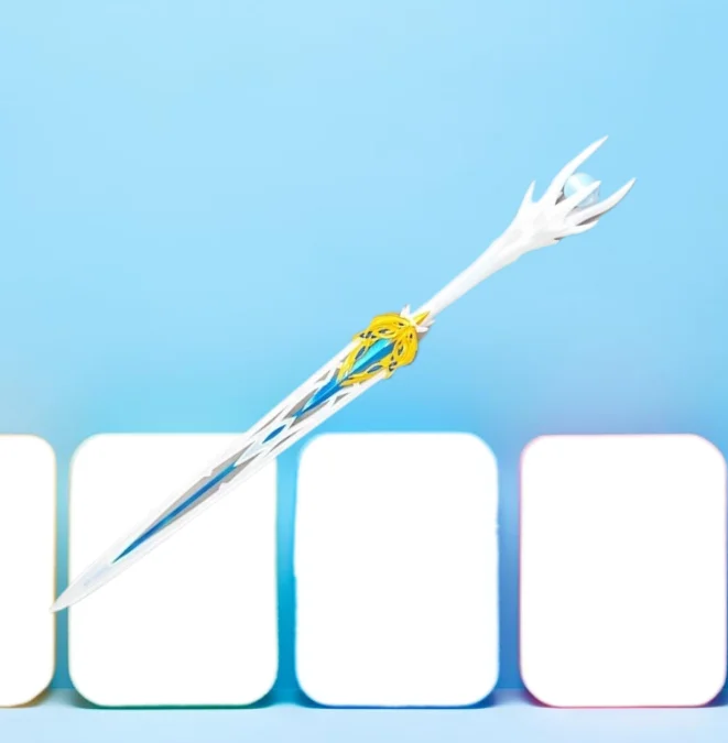 

Cartethyia Wuthering Waves Cosplay Sword Game Prop Specialized Fleurdelys Halloween Decoration Accessory for Costumes