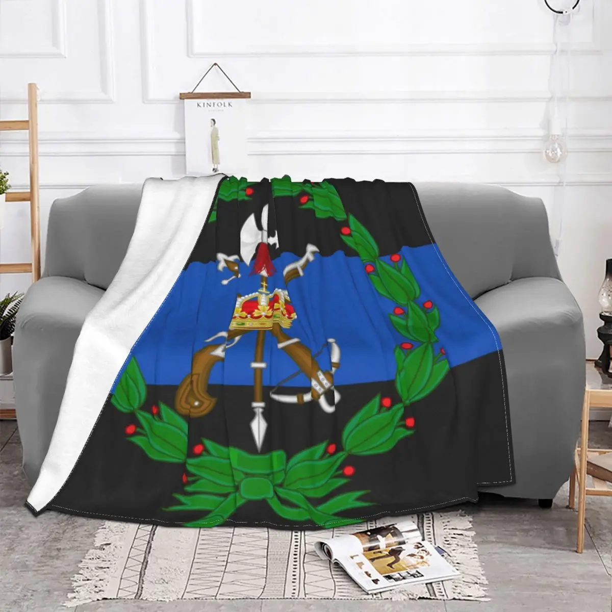 Spanish Legion 1090 Home Throw Blanket Custom Blanket Personalized Throw Blanket