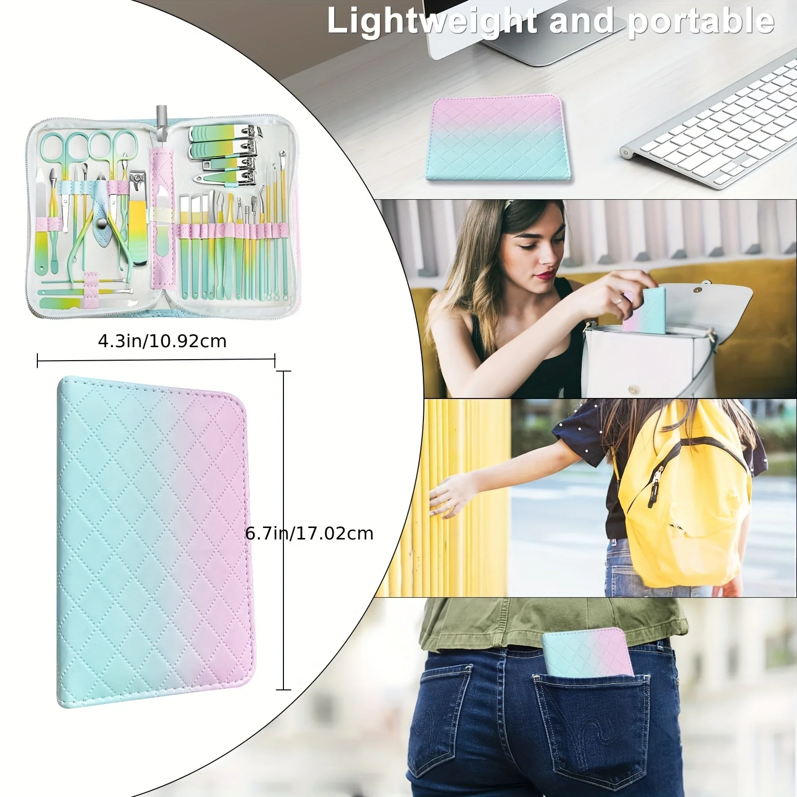 30 Stuks Manicure Snijders Nagelknipper Set Huishoudelijke Roestvrijstalen Manicure Kit Nagelknipper Pedicure Nagelschaar Tool