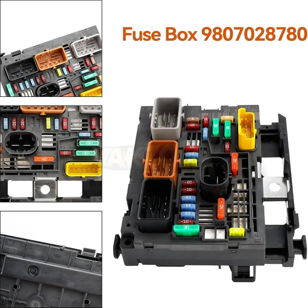 Brand New Fuse Box Assembly For Peugeot Partner 308 cc 408 607 Expert Citroen C4 Berlingo Jumy 2007 - 2019 9807028780 BSM R04 - view 5