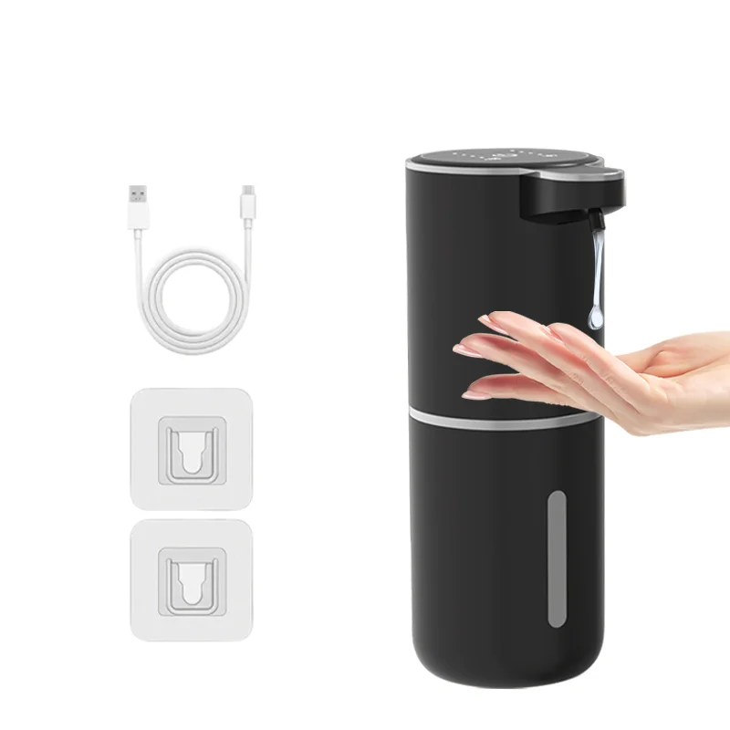 380 ml berührungsloser Tisch- oder Wandmontage, 4-stufig verstellbarer Schaum/Flüssigkeit, automatischer Smart-Sense-Seifenspender, Handwaschmaschine