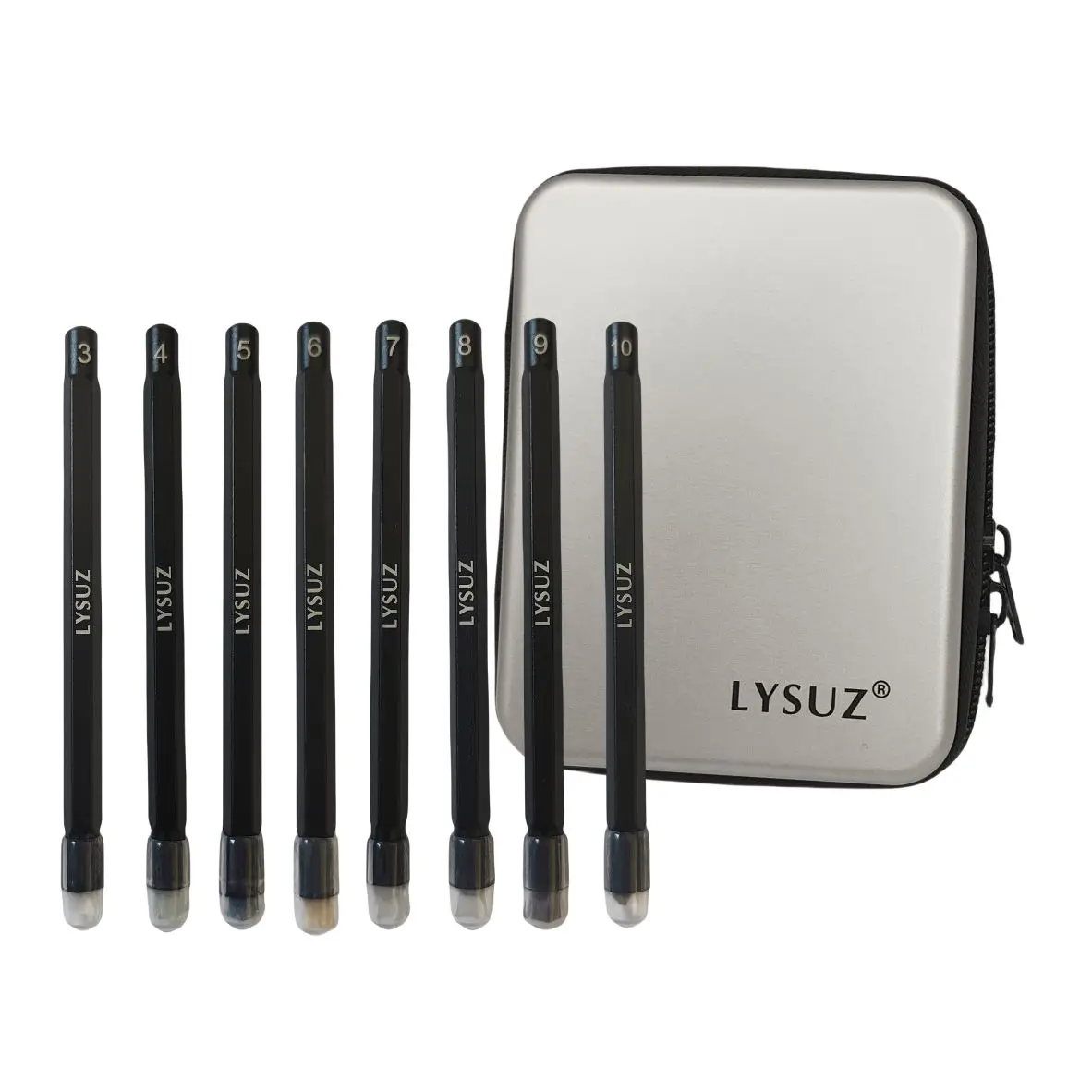 

LYSUZ Mohs портативный минеральный твердомер ручка для драгоценных камней ювелирные изделия грубый камень пол строительство идентификационные инструменты