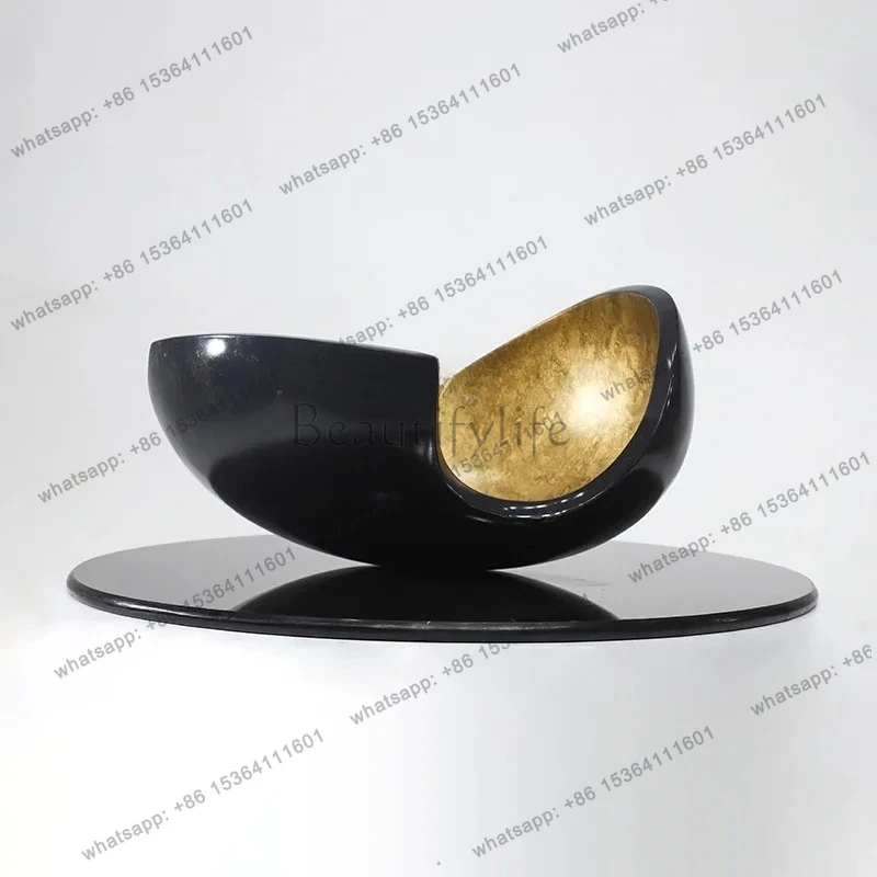 

Model room aisle FRP electroplating sculpture hotel front desk art installation TV cabinet ornament