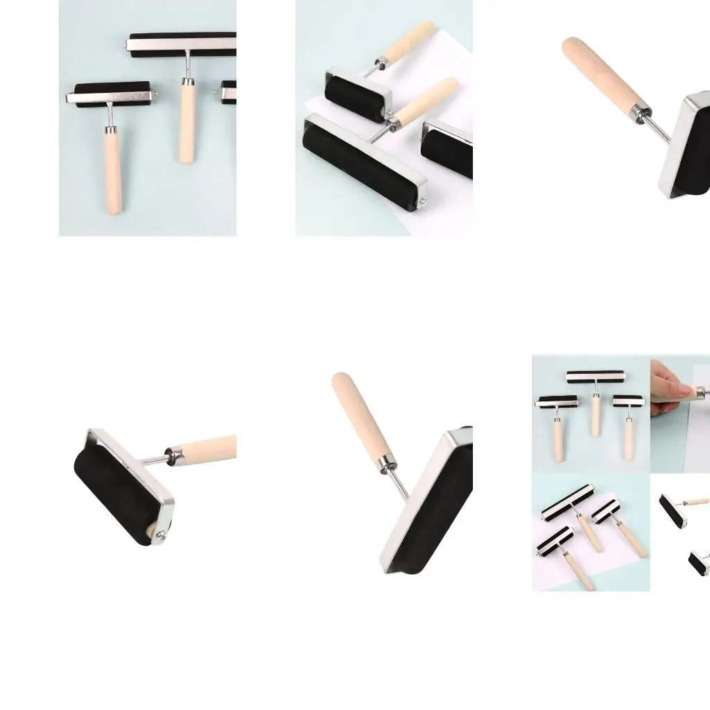 

R9UF Rubber Roller Brayer Rollers for Printmaking Brayer Crafting Brayer Rollers