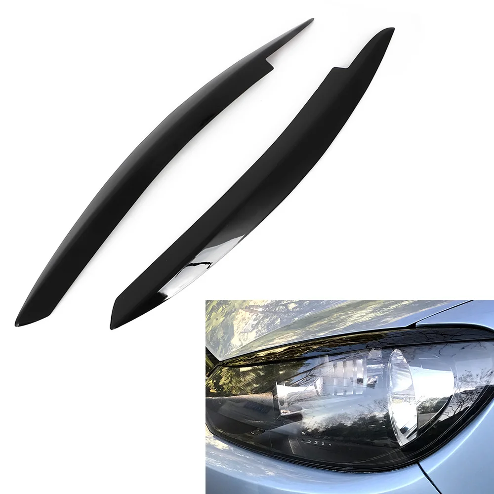 

Car Headlight Eyebrow Eyelids ABS Stickers Trim Cover For VK Golf 6 MK6 2008-2013
