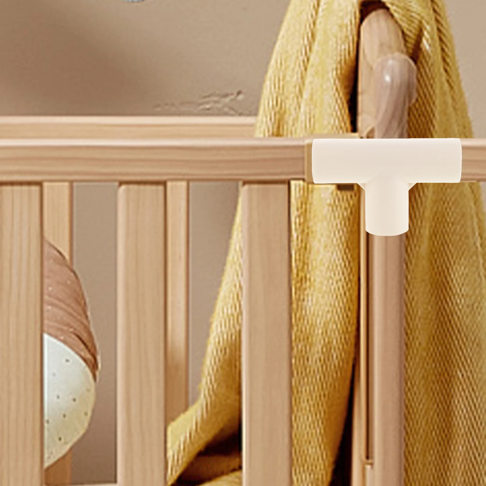 Conectores en forma de T para parque infantil, diseño seguro, materiales estables, fácil montaje, compatibilidad Universal, conector de junta en T, 20 piezas