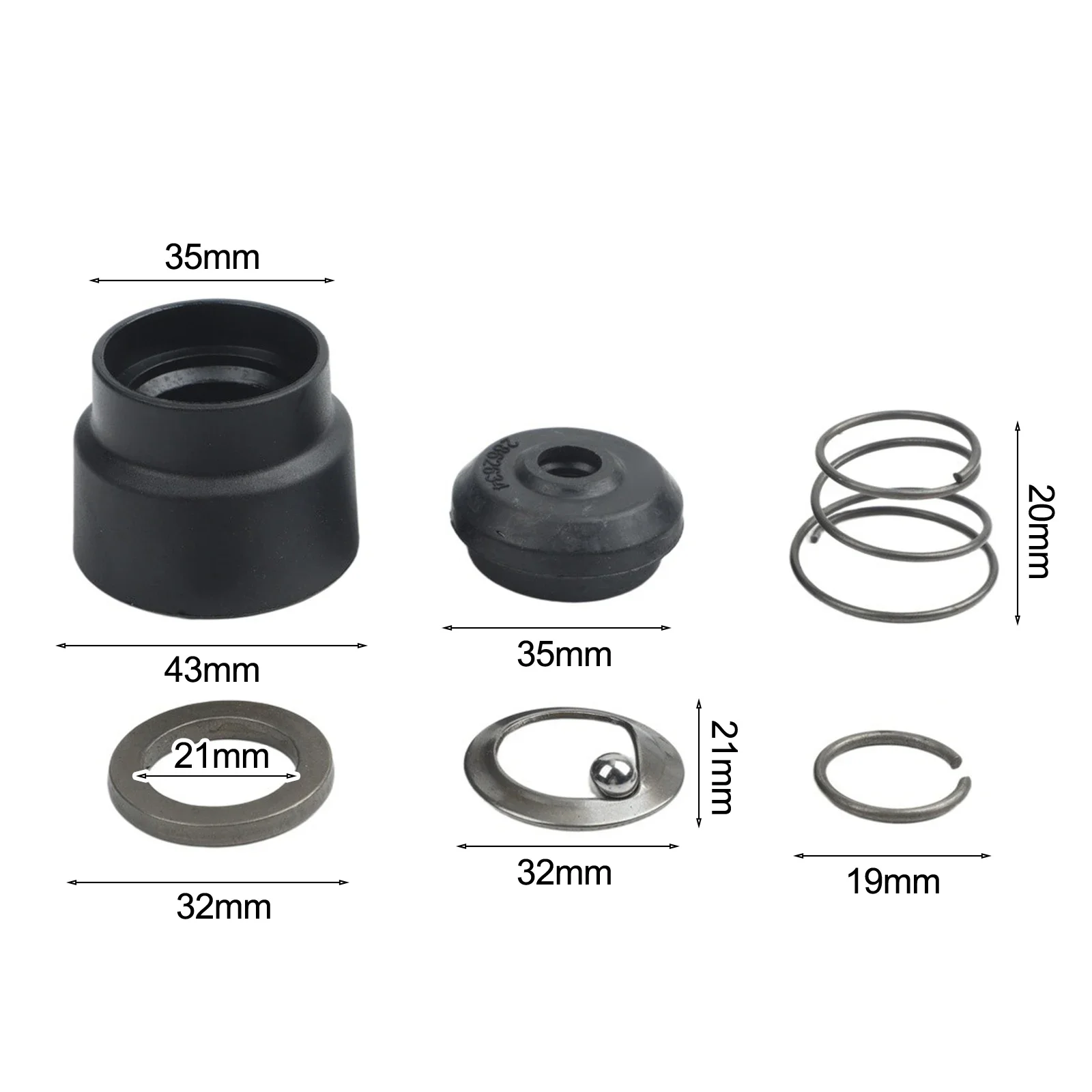 Replacement HR2450 for sds Chuck Cover for Rotary Hammer HR2432 HR2440 HR2470 HR2020 HR1830 Includes Dust Cap Socket Ring