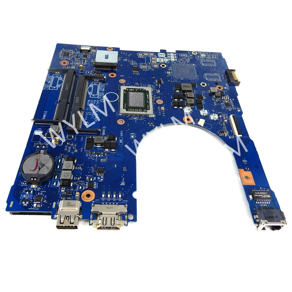 Imagem -04 - Laptop Motherboard para Dell La-c142p a6 a8 A10 Cpu Mainboard Inspiron 5455 5555 5755 100 Testado Trabalhando