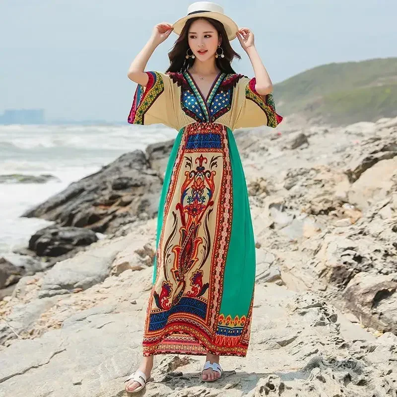 Retro Beach Outfit: The Perfect Vintage-Inspired Summer Dress for Coastal  Vibes