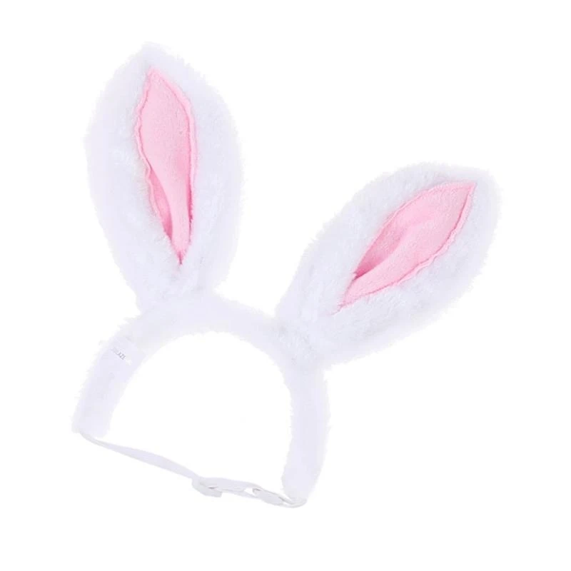 R1wa morbido peluche con bunnies a orecchio per cani a cerchio fascia unico copricapo