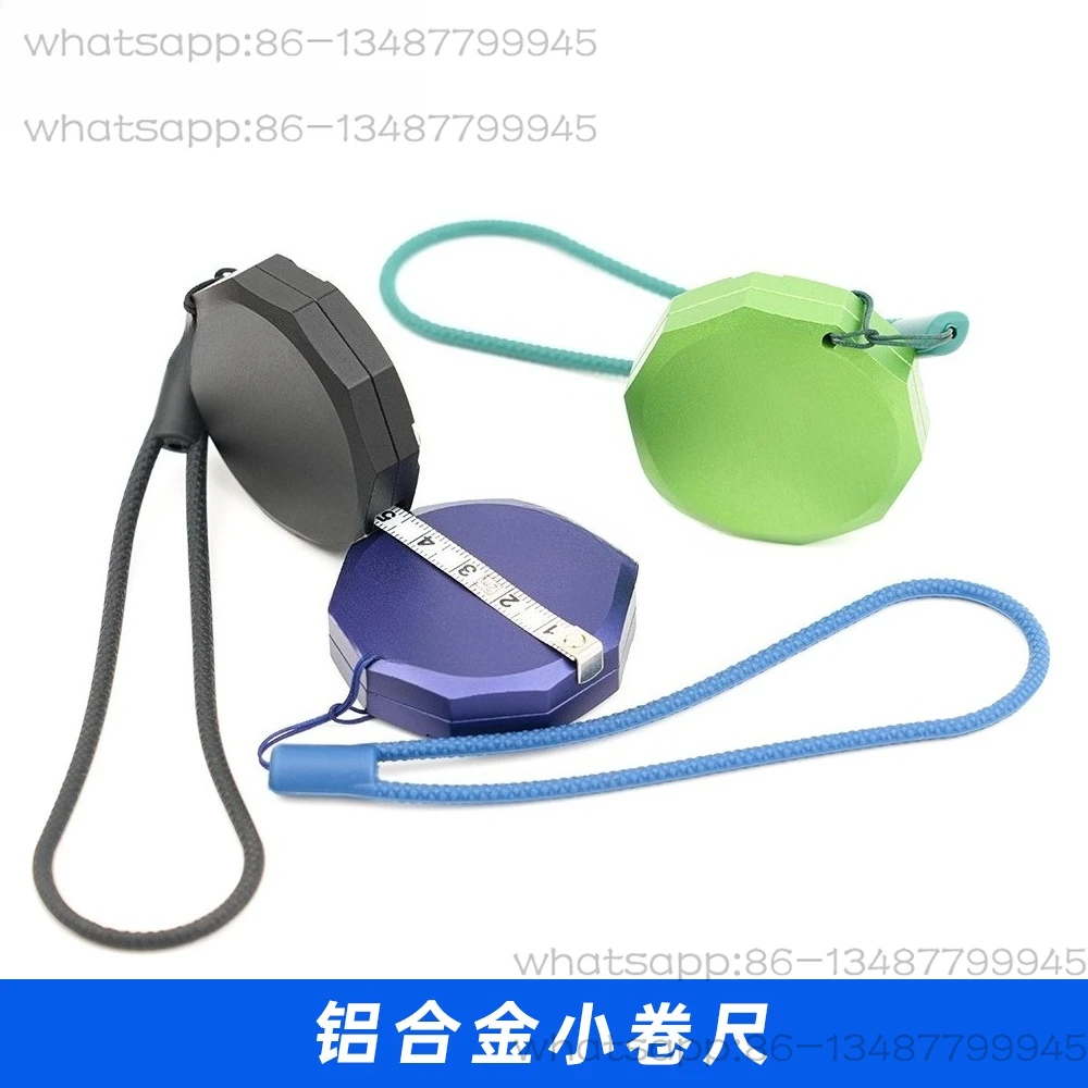 

2m Measuring Steel Ruler Wenwan Portable All-metal Measuring Tool Tape Measure Mini Meter Ruler Aluminum Alloy Material