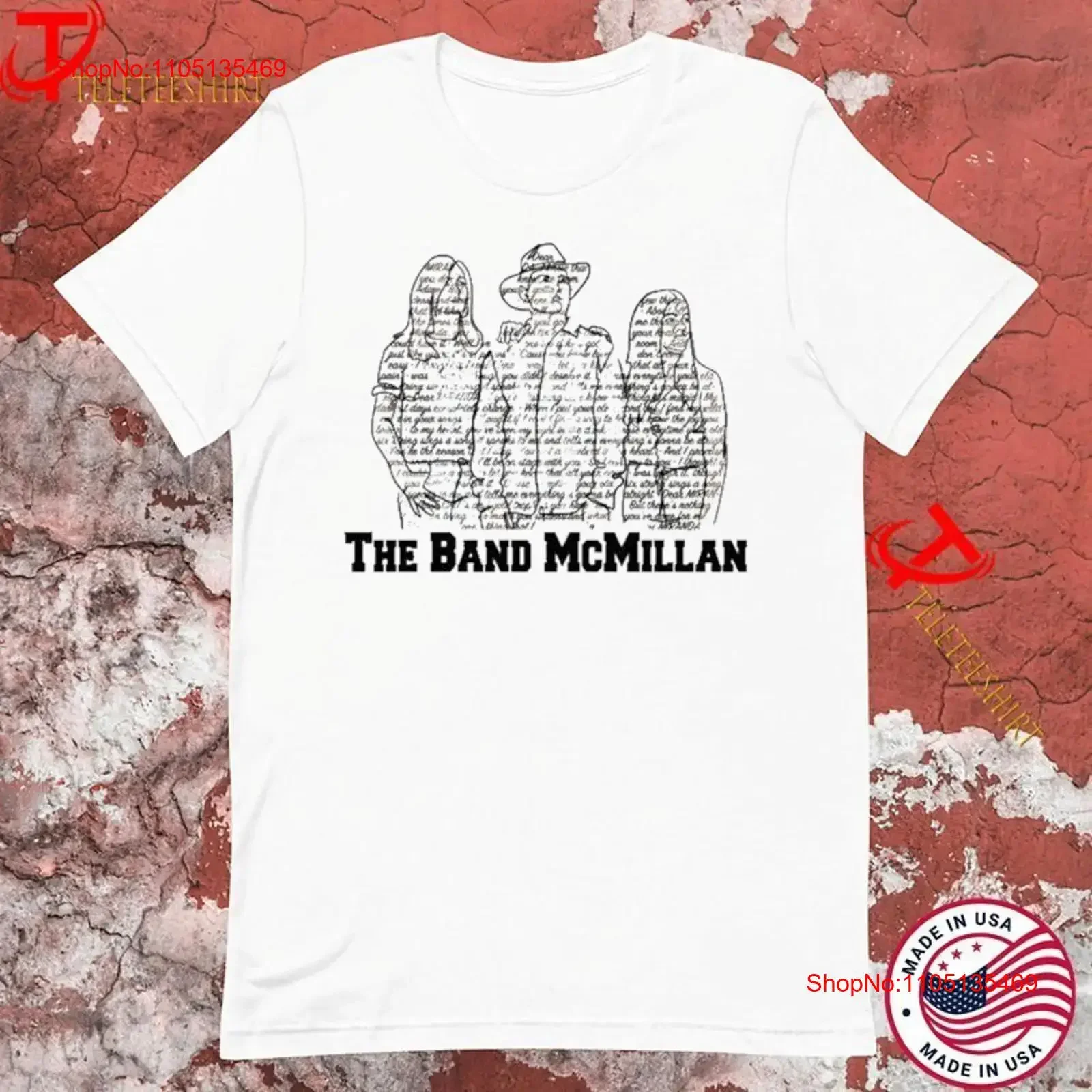 Camisetas The Band Mcmillan Dear Miranda, camiseta vintage con gráfico lavado, ropa de calle de moda estirada, informal suave y elegante