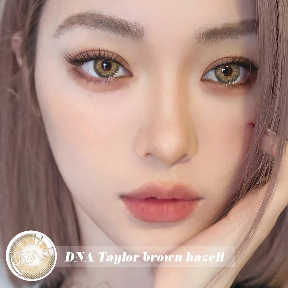 UYAAI NEUE Farbkontaktlinsen Beauty Makeups Natürliche Kontaktlinsen Grüne Kontaktlinsen Kreislinsen Blaue Linsen Braune Kontaktlinsen – Detail 13