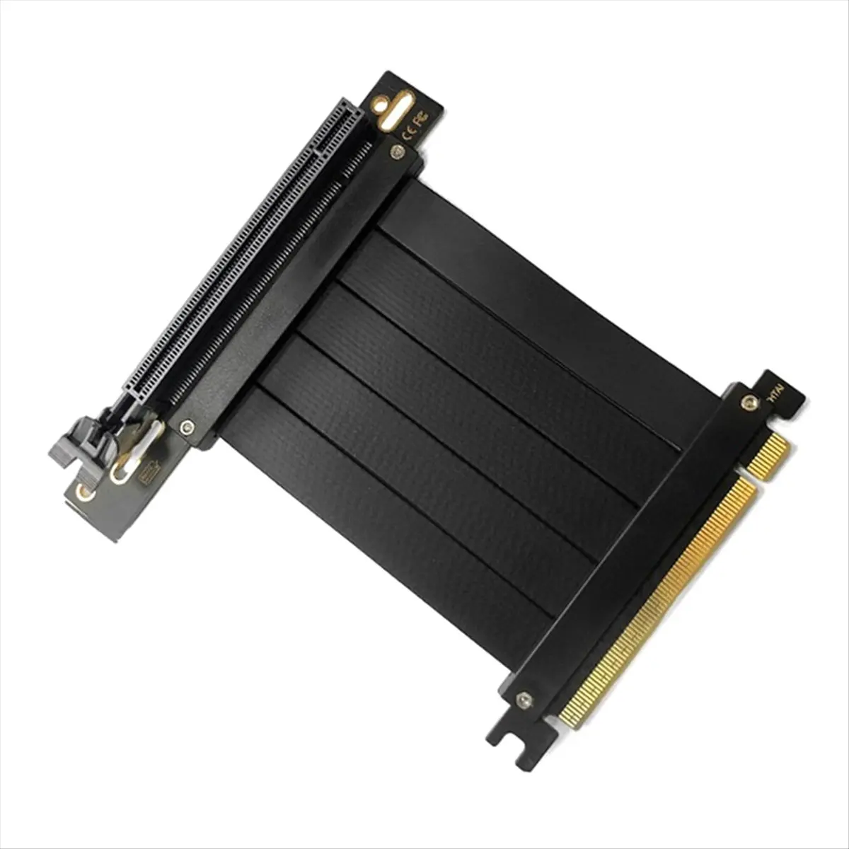 【Cable】 Full Speed PCI-E 4.0 16X Graphics Card Extension Cable Adapter Board Expansion Port 90 Degree 15CM Cable