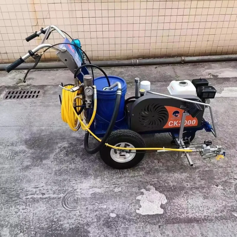 Customized Type Road Marking Machine – Cold Spray or Thermoplastic for Sale